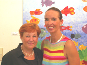 Fr. Dir. Marek mit Direktorin Schopper